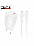 ��� 1Type-C 3.0A PD 20W ������� ������� ��� Type-C Type-C Borofone BA103A