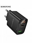 ��� 1USB+1Type-C 3.0A PD 20W+QC3.0 Borofone BA96A � �������� 