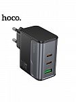 ��� 1USB+2Type-C 3.0A PD 70W GaN ������� ������� Hoco CS75A
